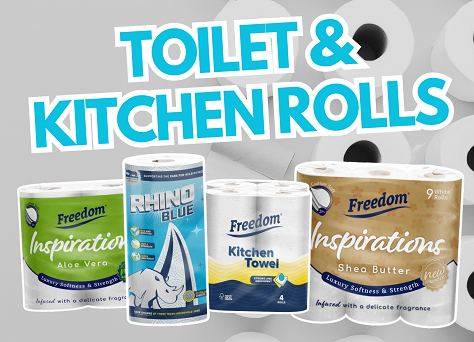 Toilet & Kitchen Rolls - Click Here